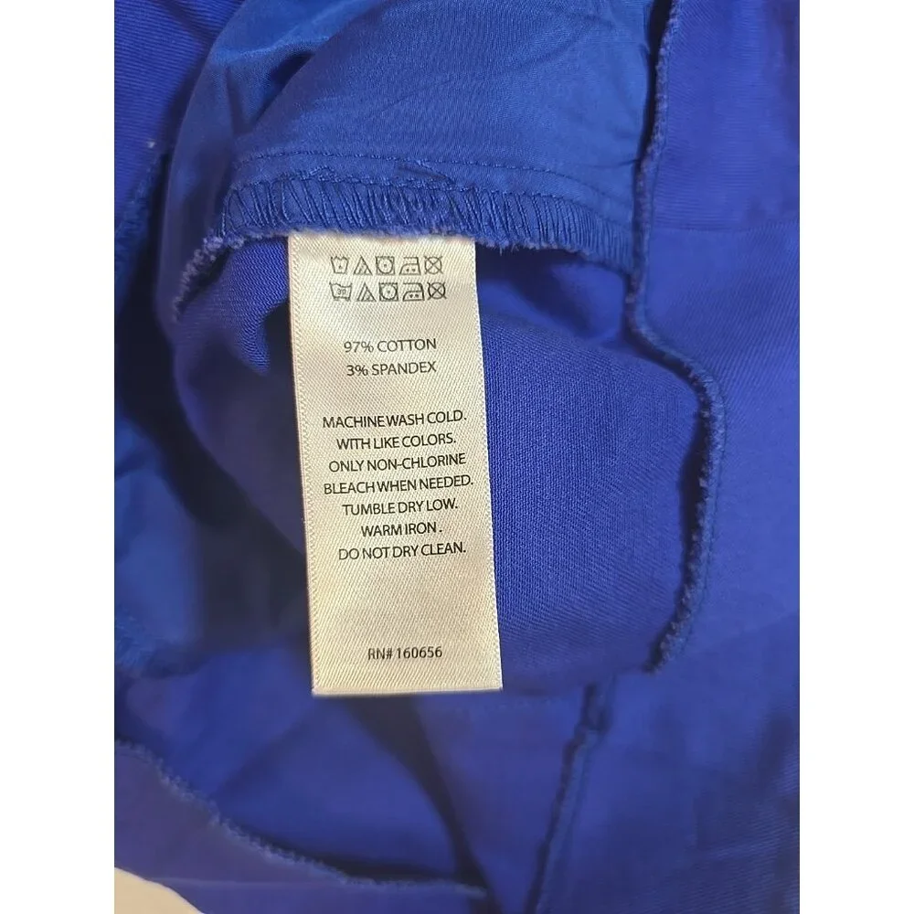 Happily Grey Sailor‎ Shorts Royal Blue Gold buttons High waisted size XL - Picture 4 of 15